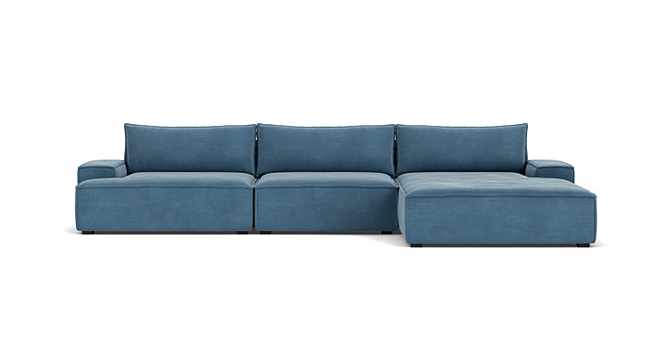 Ocean Breeze Sectional in blue